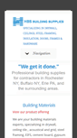 Mobile Screenshot of hbsbuildingsupplies.com